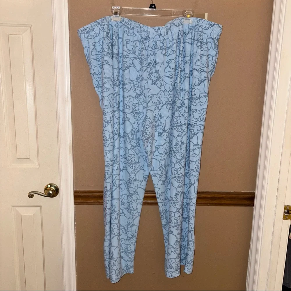 Disney parks fleece dumbo pajama pants‎ blue size 2X - Picture 2 of 7